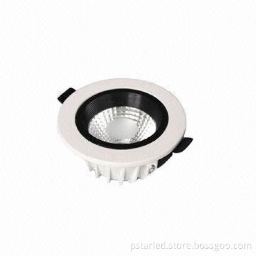 15W COB LED Downlight with Diameter of 160mm, 100 to 110lm/W Luminous Efficiency